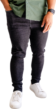 Dapper Boi Skinny Dark Grey Jeans