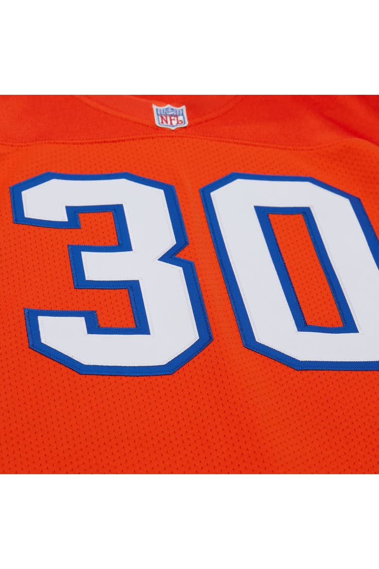 Men's Mitchell & Ness Terrell Davis Orange Denver Broncos 1995 Authentic Throwback Retired Player Jersey, Alternate, color, Orange
