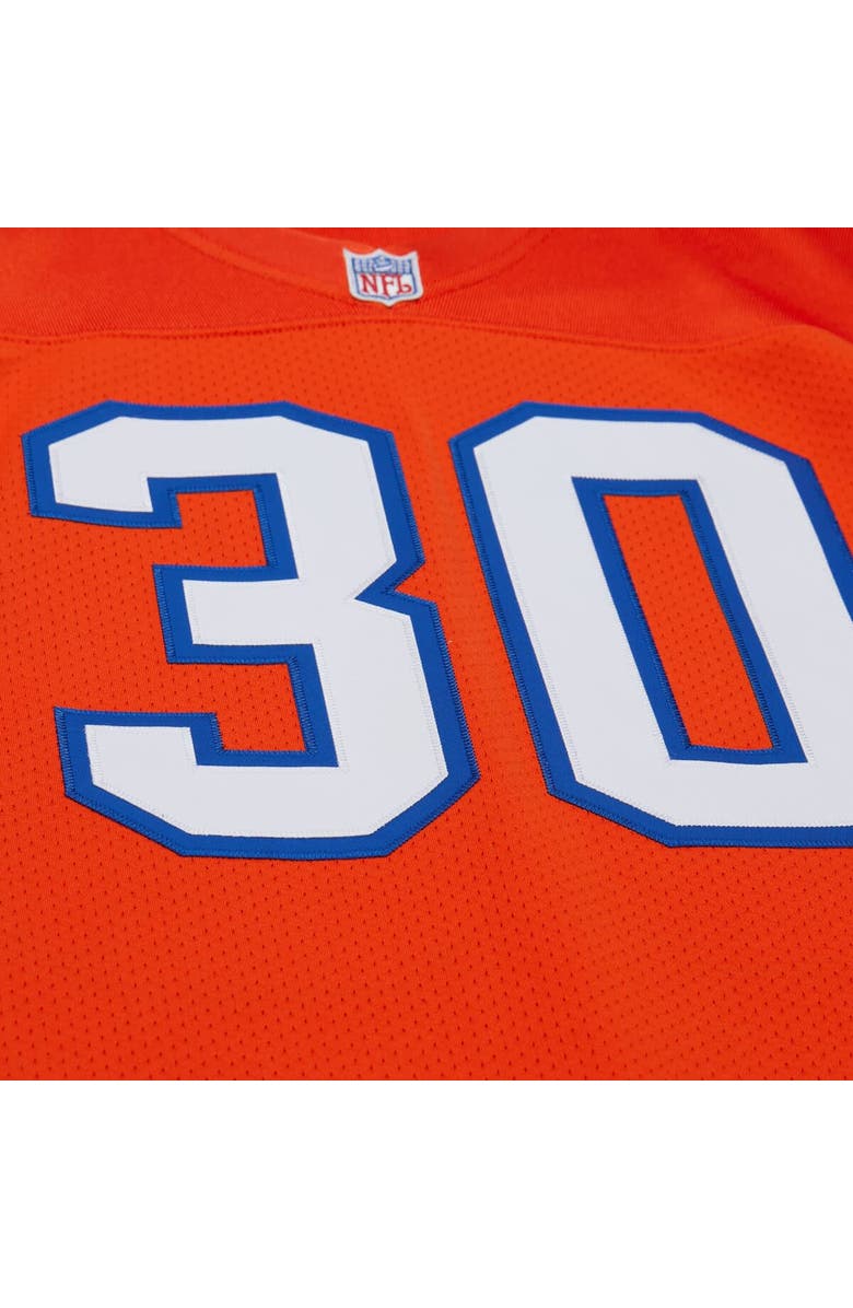 Mitchell & Ness Men's Mitchell & Ness Terrell Davis Orange Denver Broncos 1995 Authentic Throwback Retired Player Jersey, Alternate, color, Orange