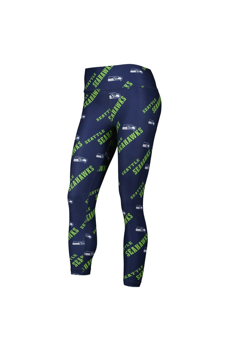 CONCEPTS SPORT Women's Concepts Sport College Navy Seattle Seahawks Breakthrough Allover Print Lounge Leggings, Alternate, color, Navy