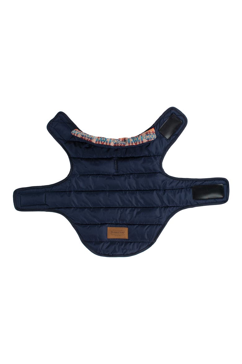 Puffer Dog Coat, Alternate, color, NAVY