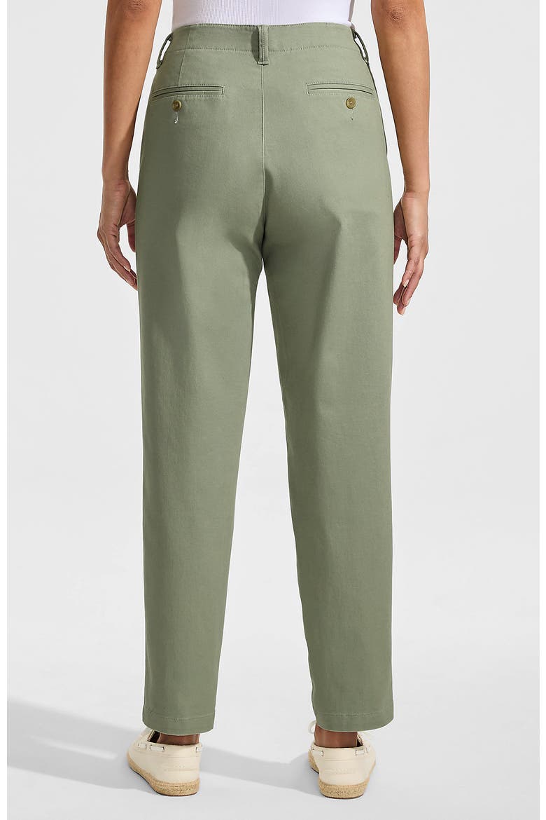 Mid Rise Classic Straight Leg Chino Ankle Pants, Alternate, color, Sage