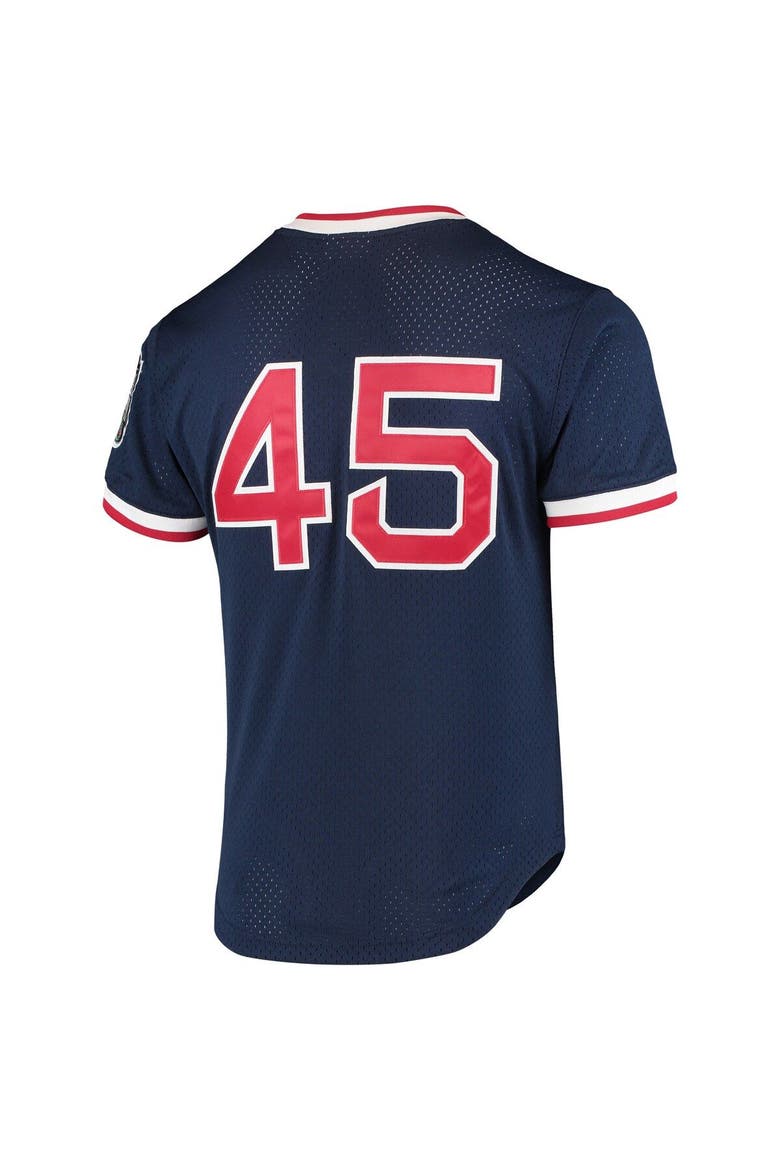 Men's Mitchell & Ness Pedro Martinez Navy Boston Red Sox 1999 Cooperstown Collection Mesh Batting Practice Jersey, Alternate, color, Navy