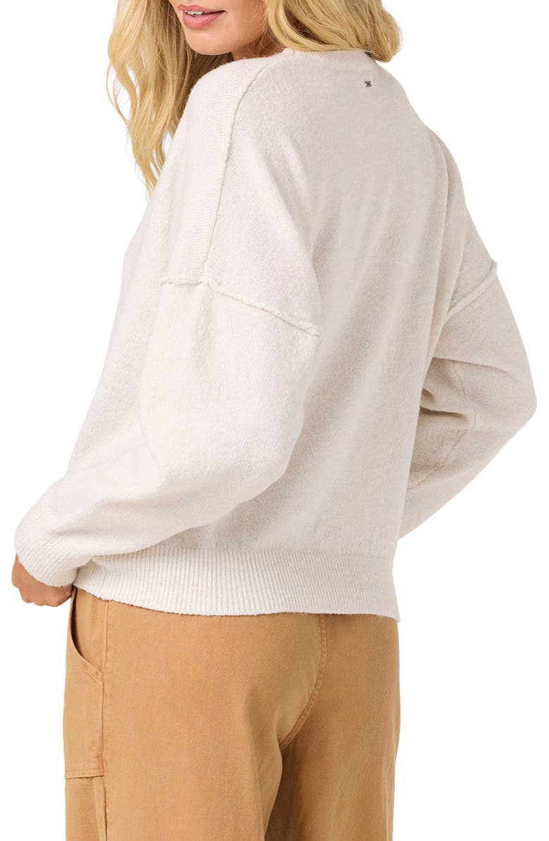 O'Neill Kari Crewneck Sweater, Alternate, color, Tofu