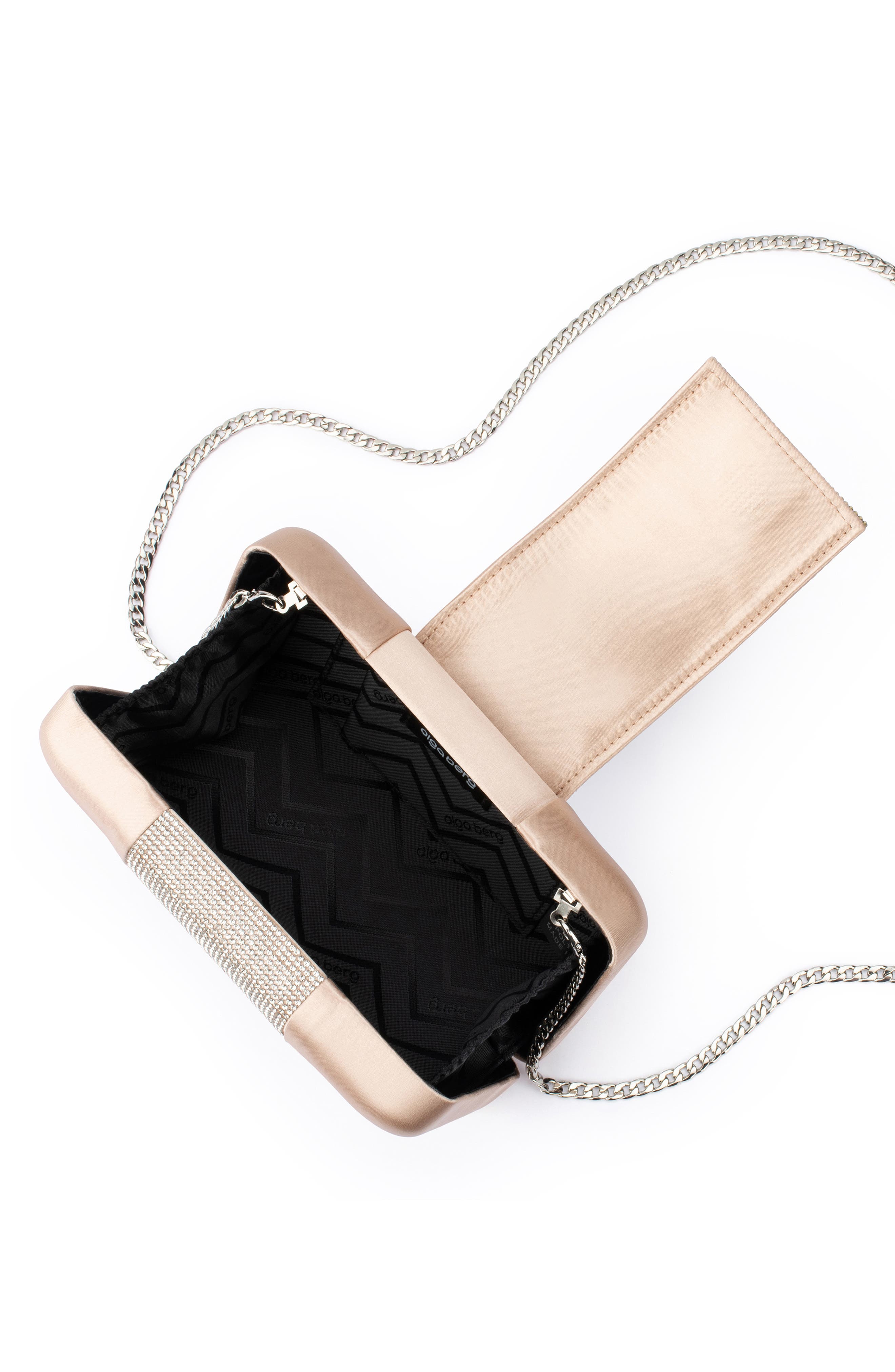 Aubrey Crystal Trim Clutch, Alternate, color, NATURAL