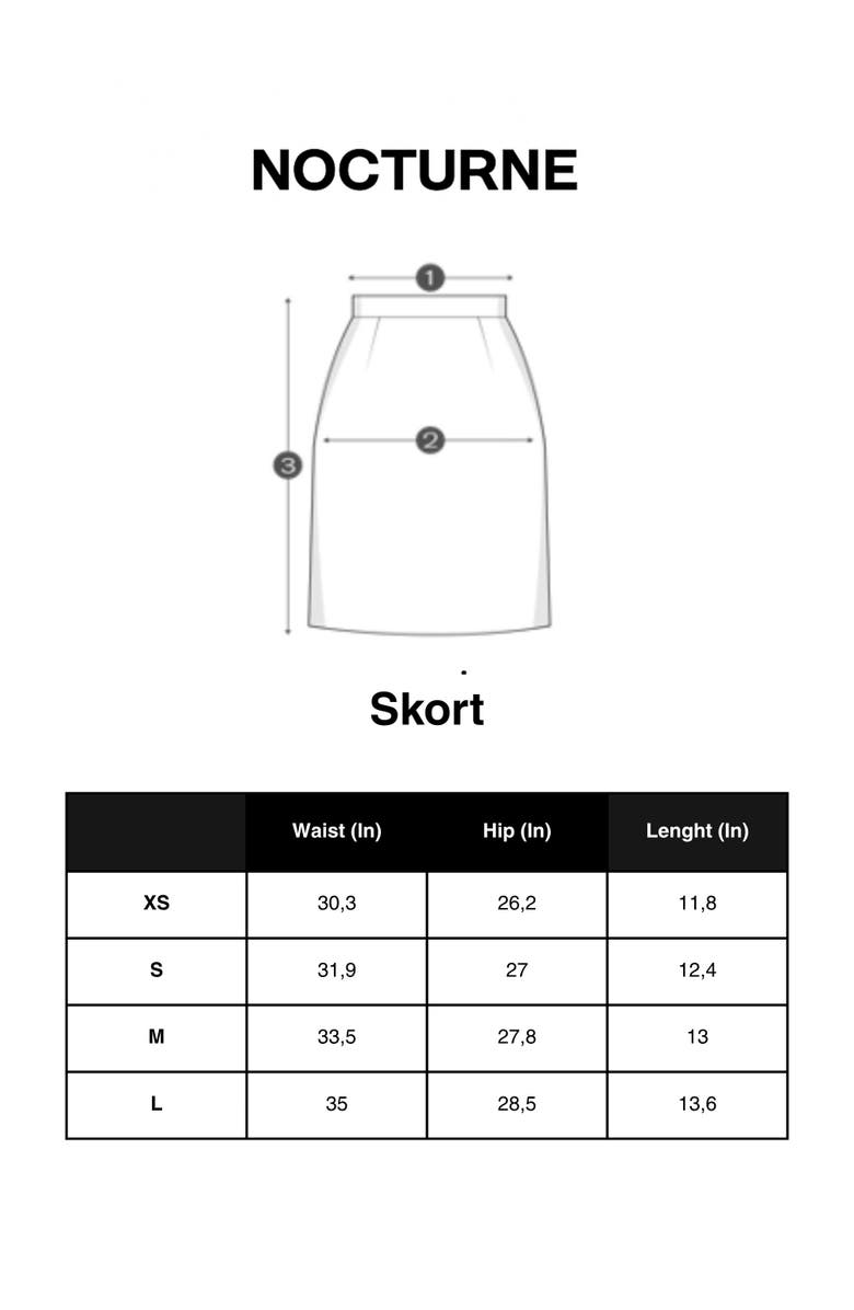 Nocturne Tailored Wrap Mini Skort, Alternate, color, Brown