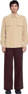SANDRO Flap pocket flannel shirt
