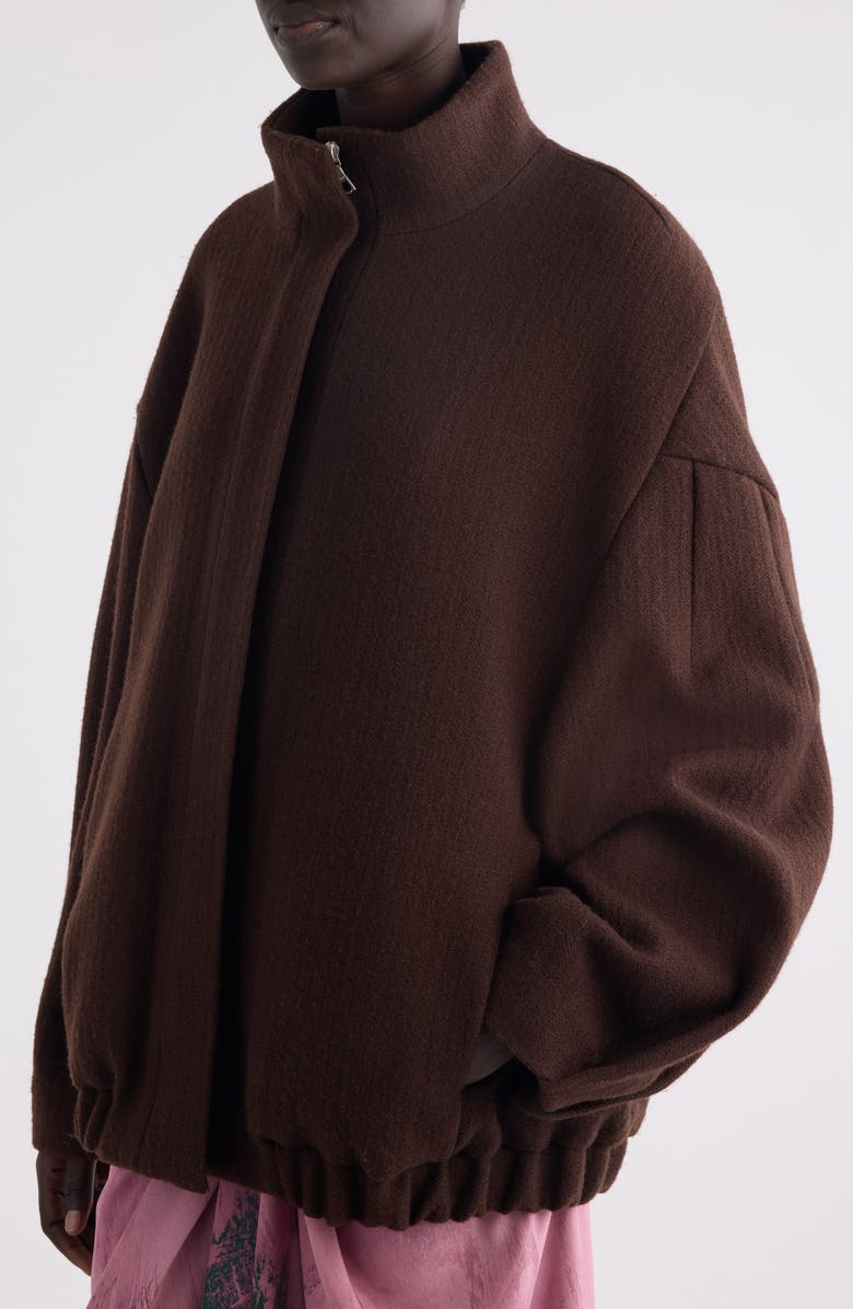 Dries Van Noten Voles Oversize Wool Jacket, Alternate, color, 