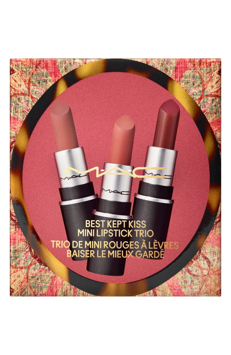 MAC Cosmetics Best Kept Kiss Mini Lipstick Trio, Alternate, color,