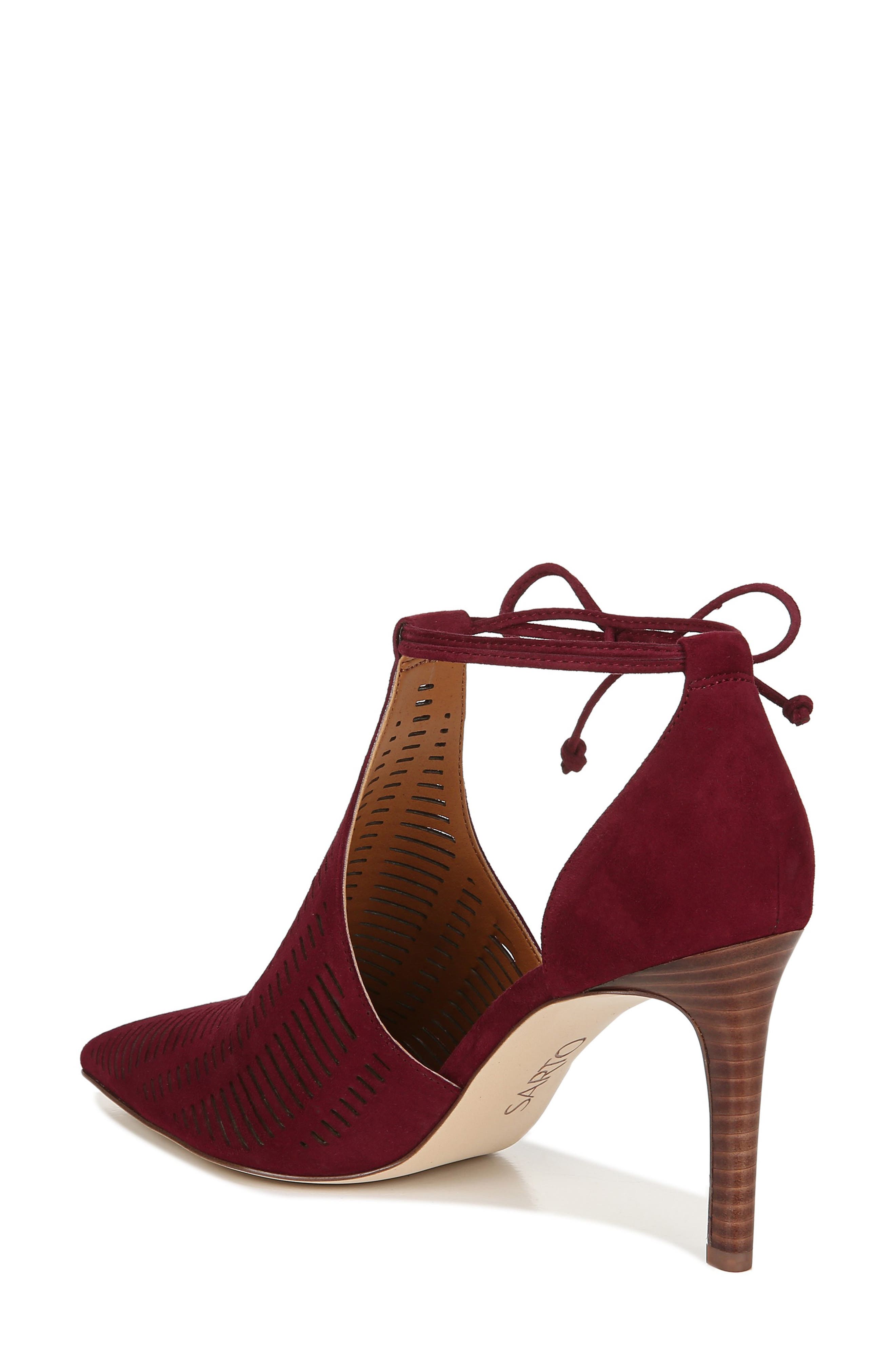 SARTO by Franco Sarto Krista Perforated Ankle Wrap Pump, Alternate, color, 