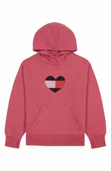 Kids' Sequin Heart Hoodie