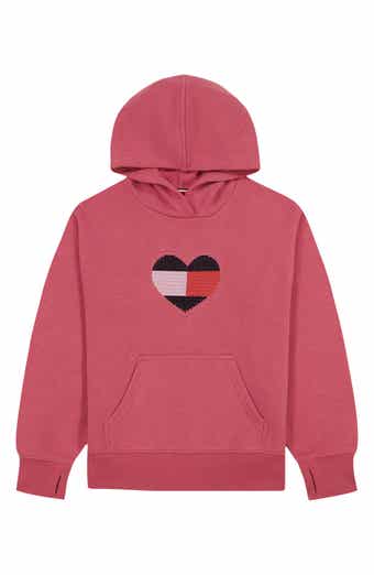 Kids' Sequin Heart Hoodie