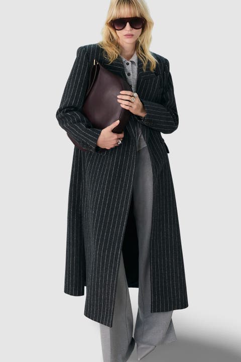 Double Breasted Tailored Maxi Coat