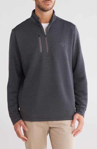 Callaway Golf® Ottoman Heather Quarter Zip Golf Pullover