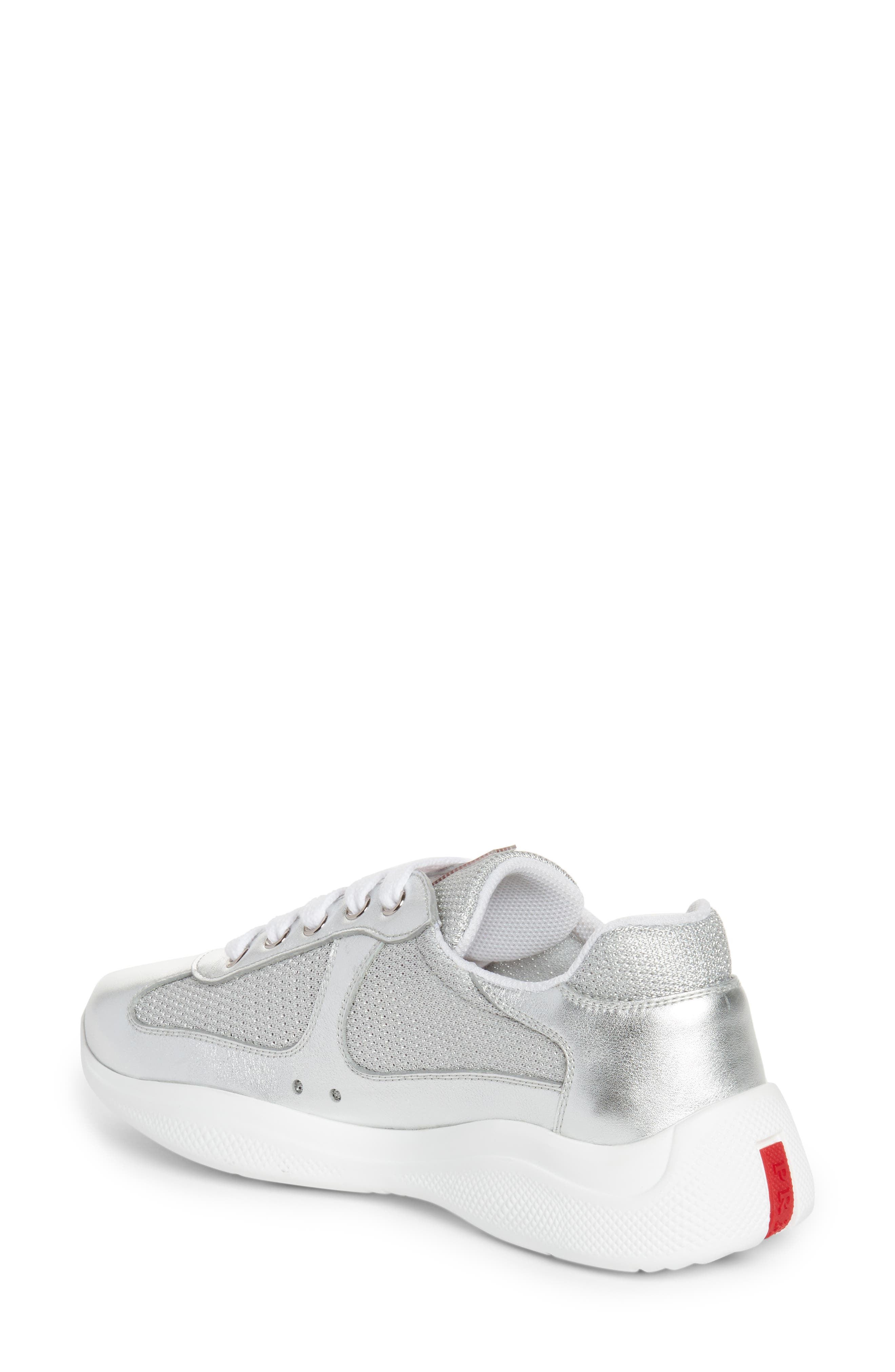 Low-Top Sneaker, Alternate, color, SILVER