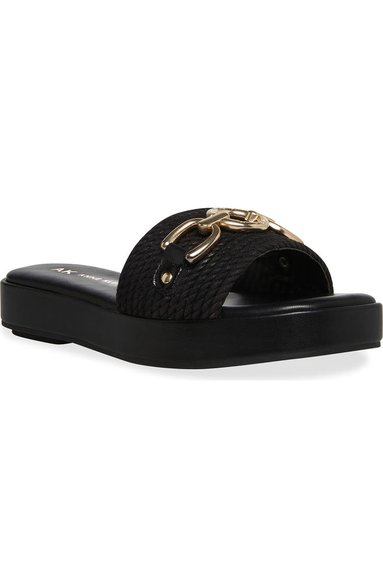 Anne Klein Tripp Chain Link Platform Sandal, Main, color,