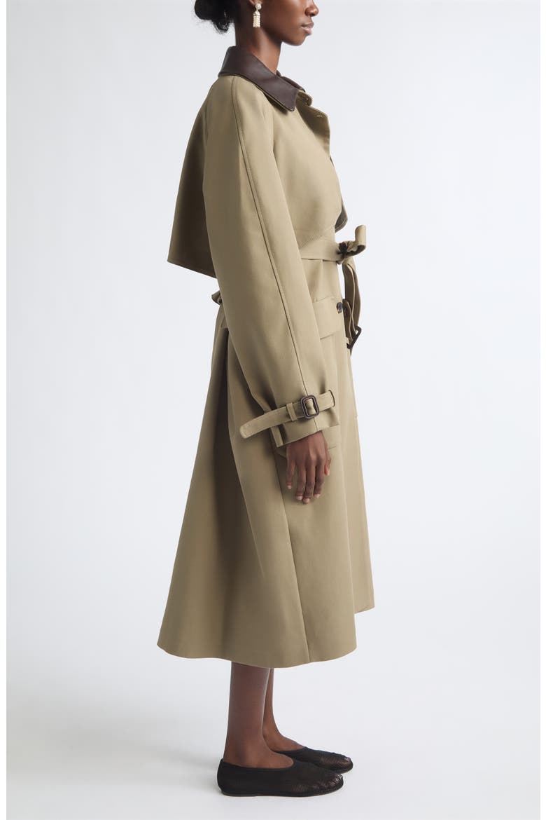 Cotton Trench Coat, Alternate, color, SAND