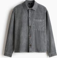 H&M Relaxed Fit Boxy Corduroy Shirt