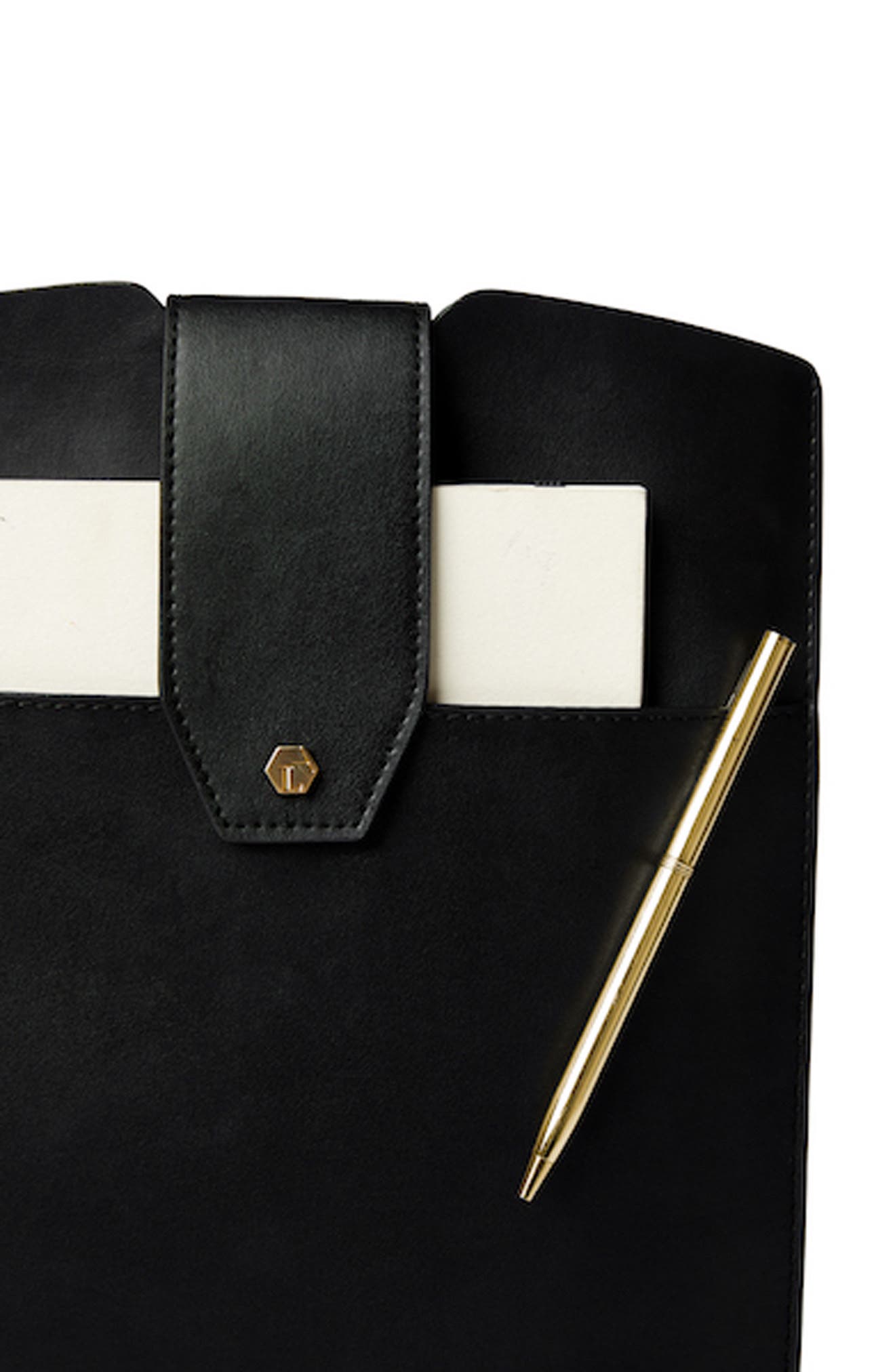 Lindsay Albanese Laptop Clutch, Alternate, color, Black