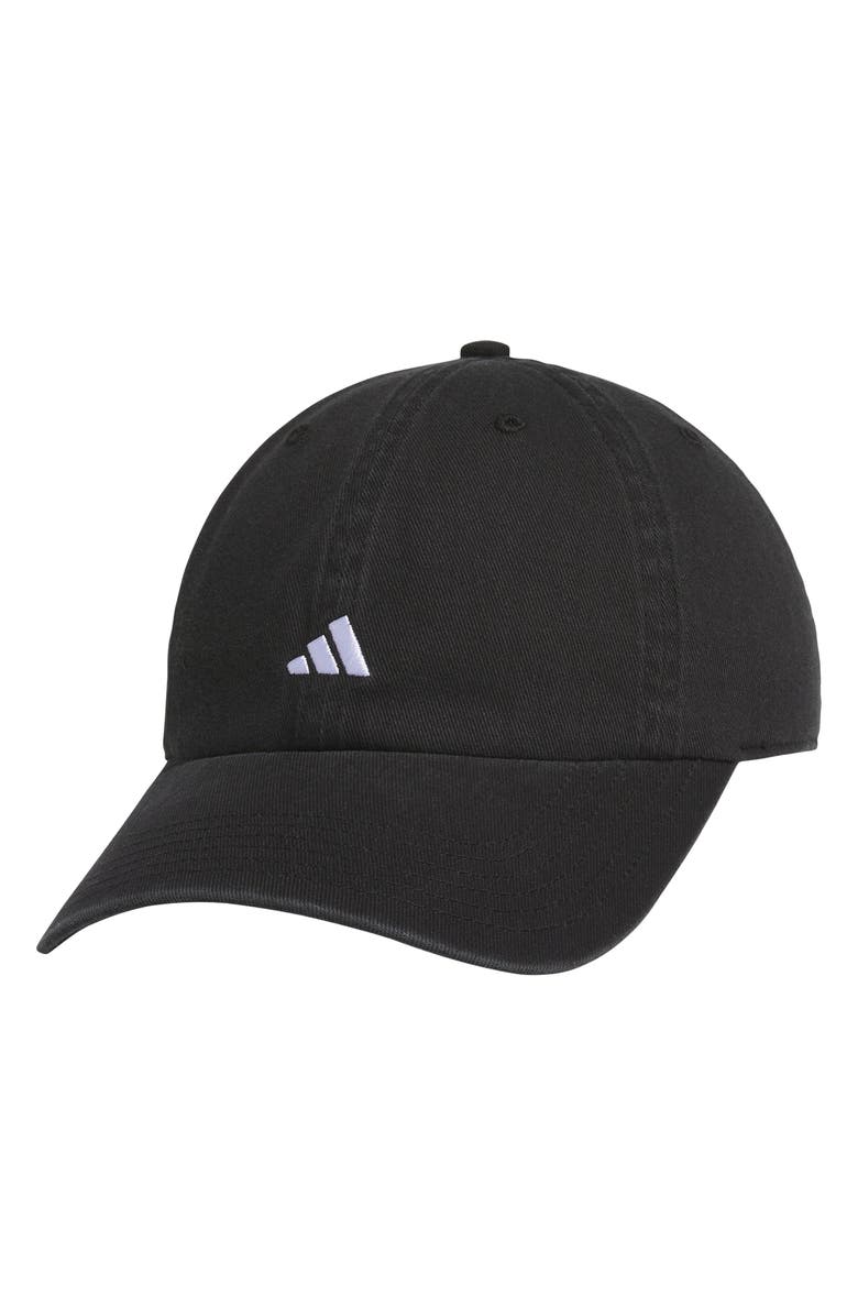 adidas Saturday 3 Baseball Cap, Main, color, Black/White