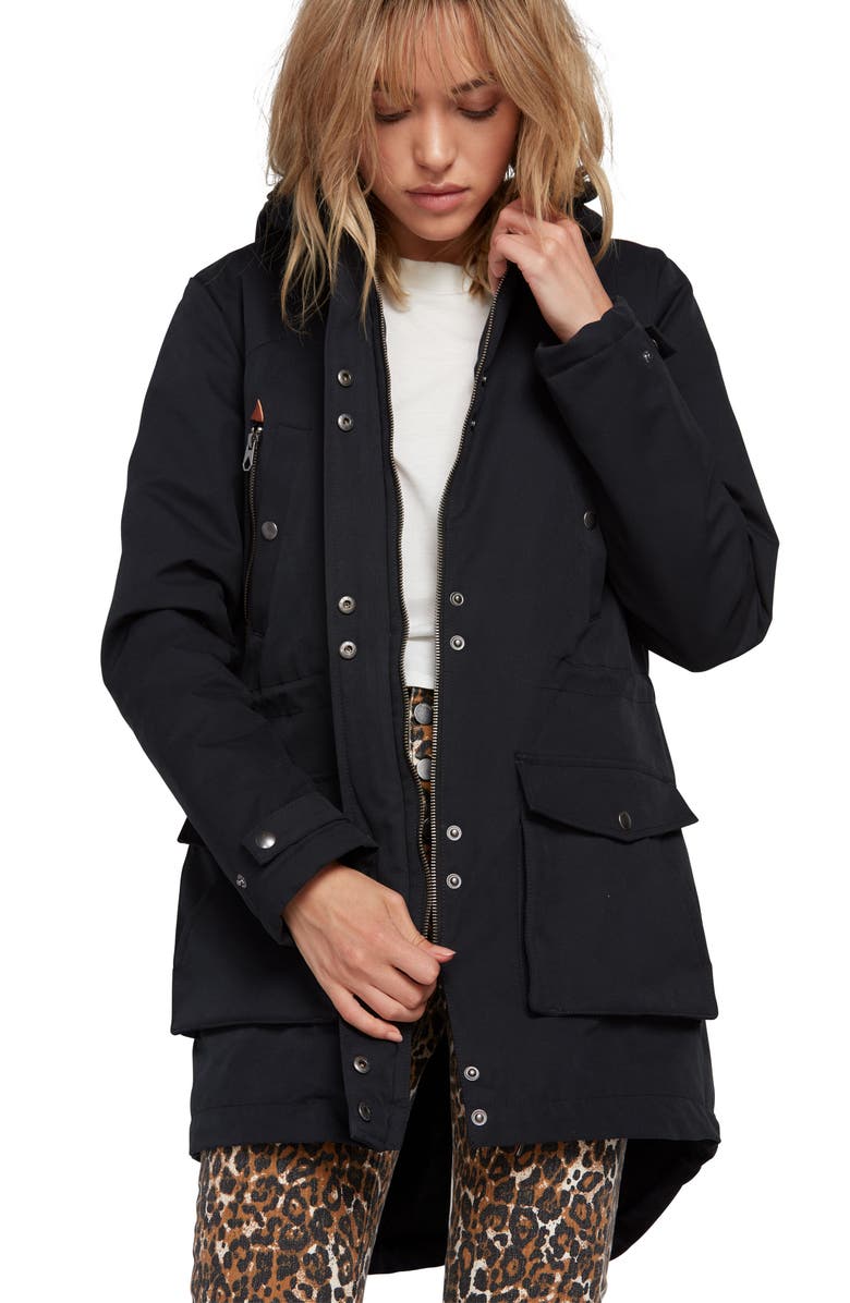 Volcom Walk on By 5K Parka, Alternate, color, 