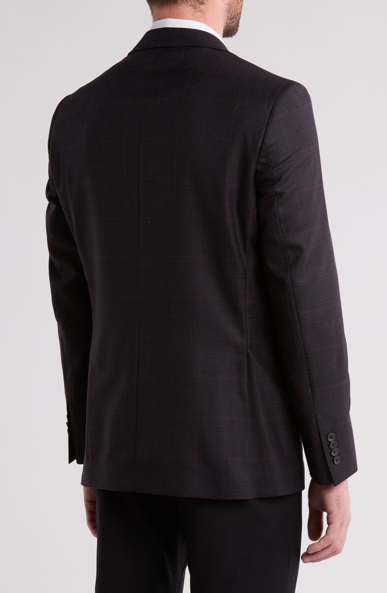 Jack Victor Plaid Espirit Wool Sport Coat, Alternate, color,