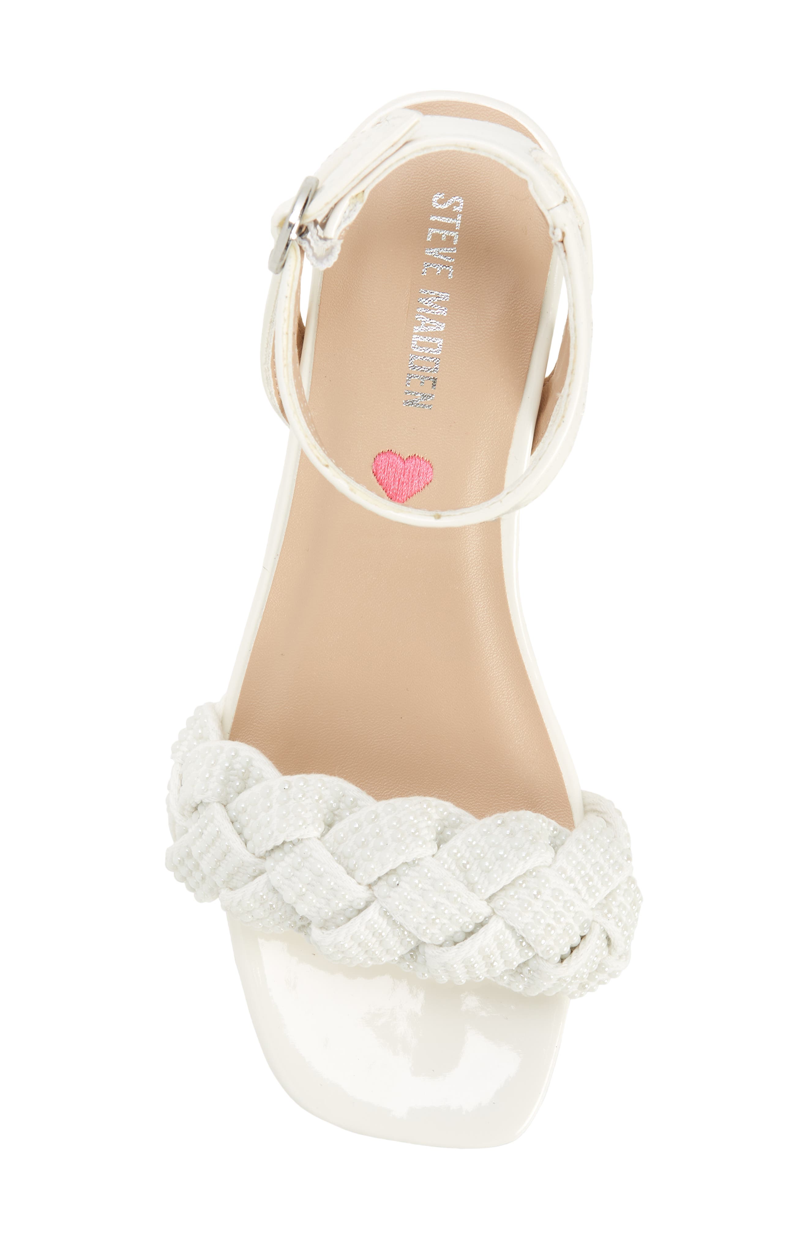 Joppal Braid Sandal, Alternate, color, WHITE