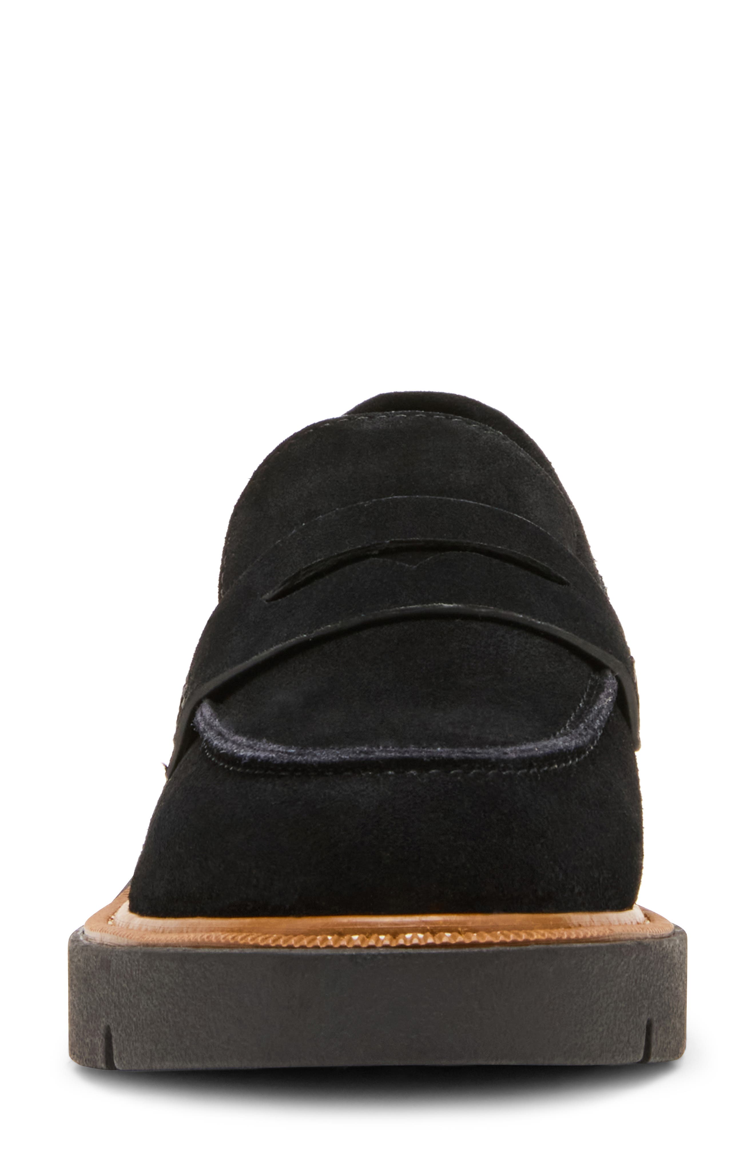 Blondo Maddee Waterproof Loafer, Alternate, color, Black Suede