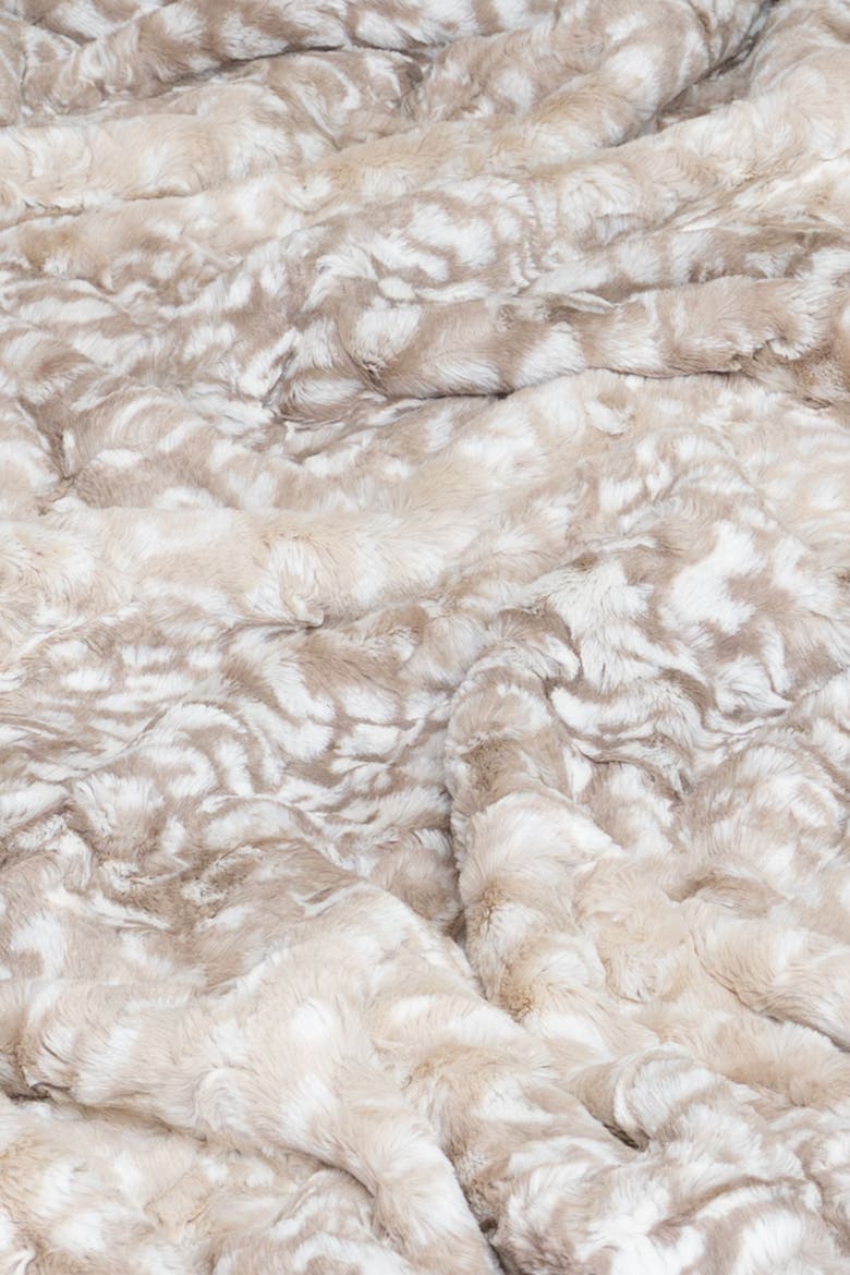 San Diego Faux Fur Throw Blanket, Alternate, color, Bambi
