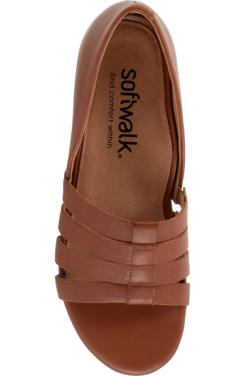 SoftWalk<sup>®</sup> Cozumel Strappy Sandal, Alternate, color, Luggage