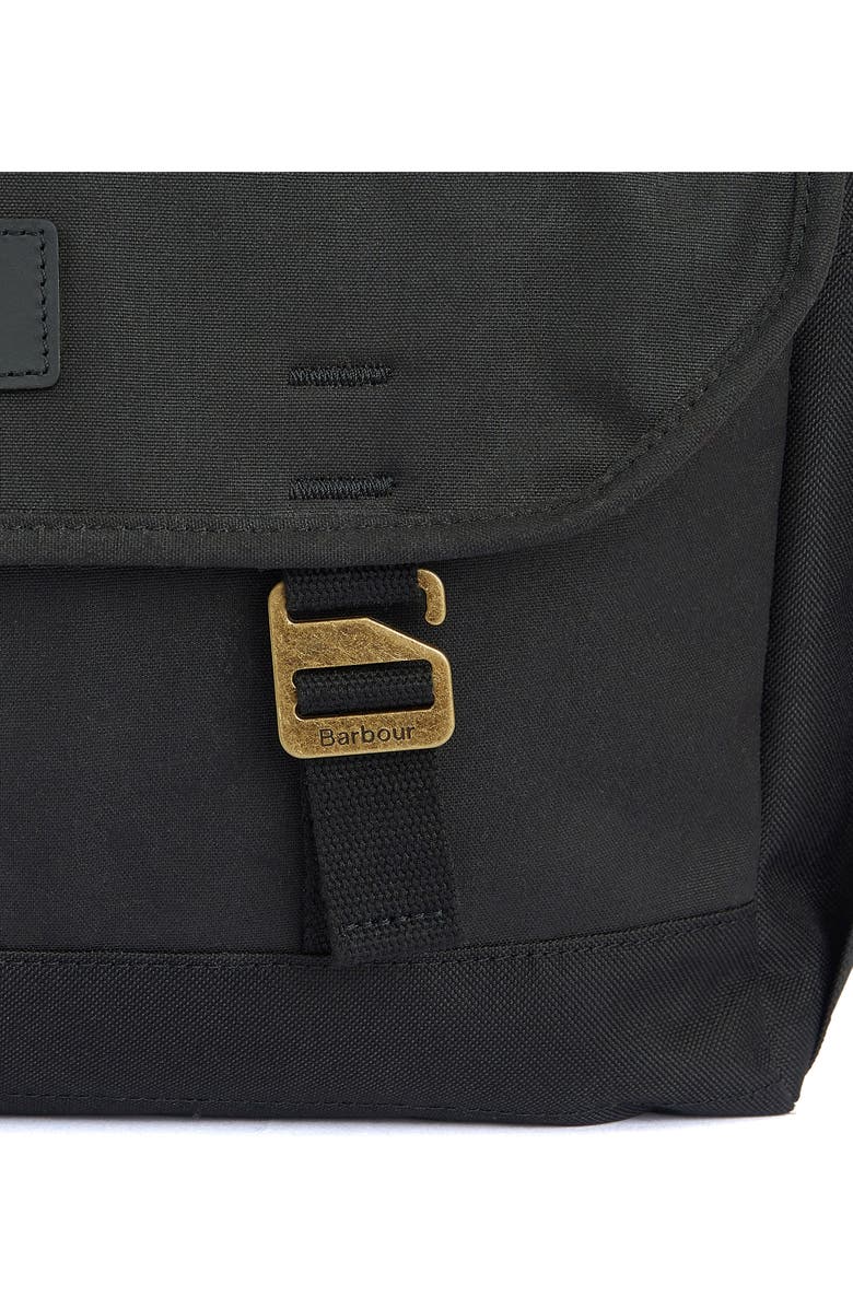 Barbour Essential Waxed Cotton Messenger Bag, Alternate, color,