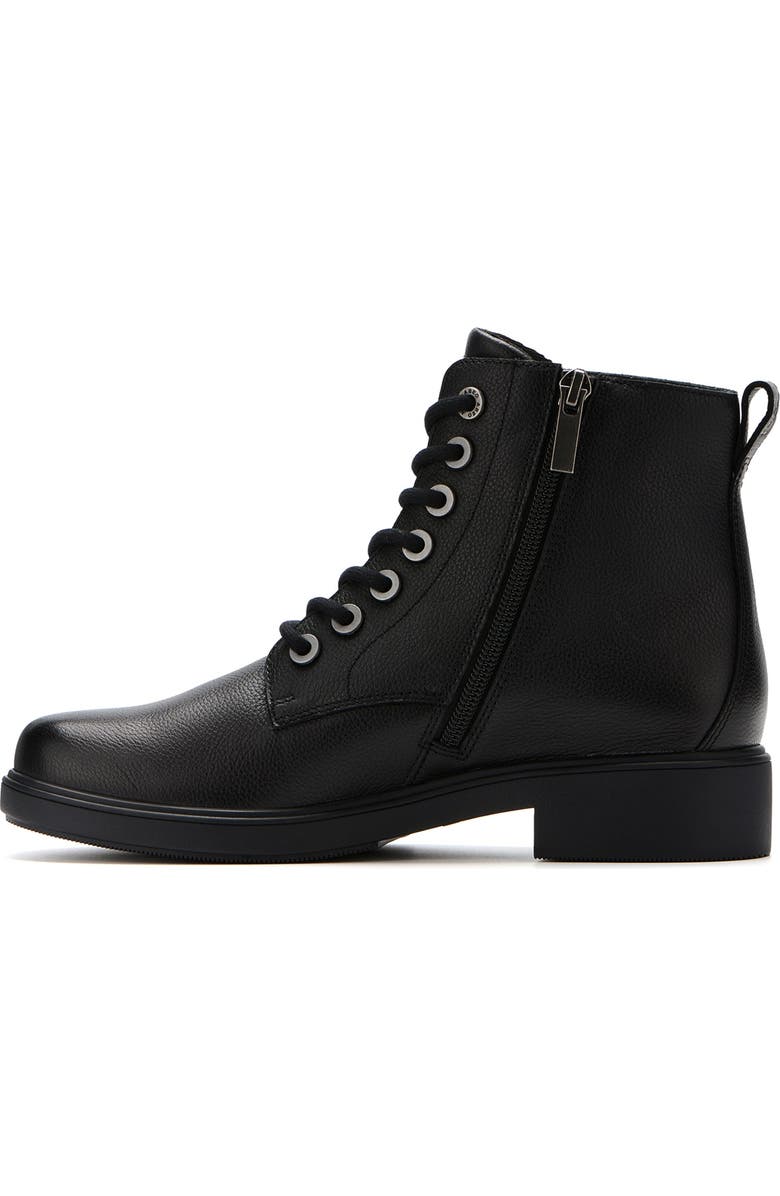 ABEO Compass Lace Boots, Alternate, color, Black Leather