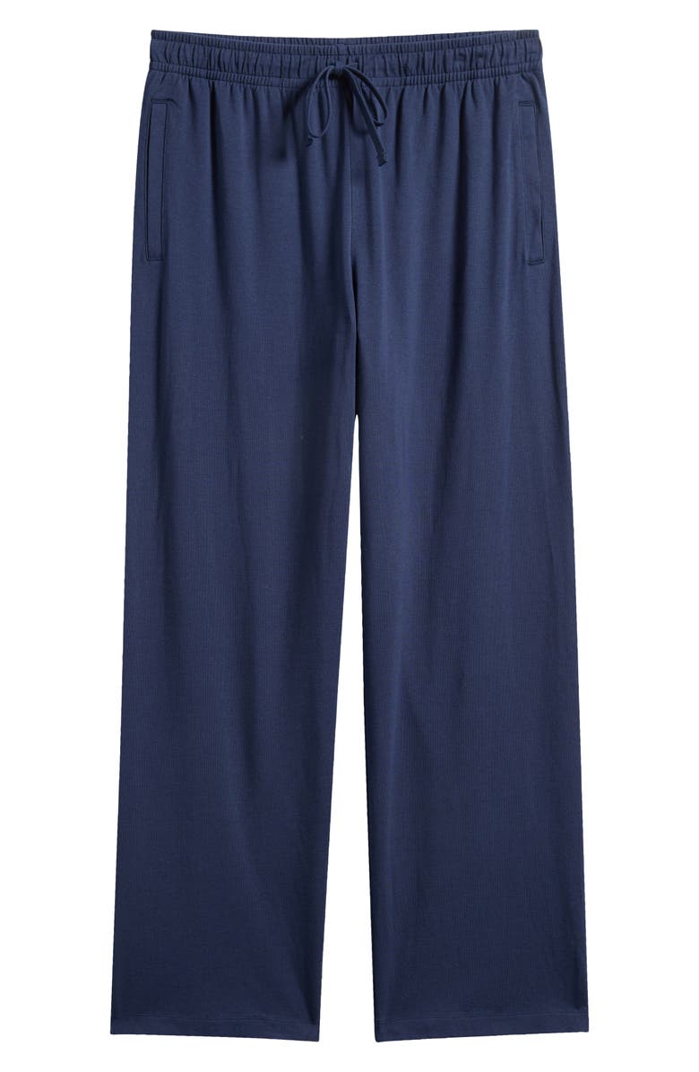 SKIMS Straight Leg Stretch Lounge Pants, Alternate, color, Navy