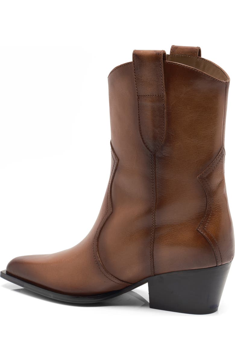 Free People Cat Nap Western Boot, Alternate, color, Saddle Leather