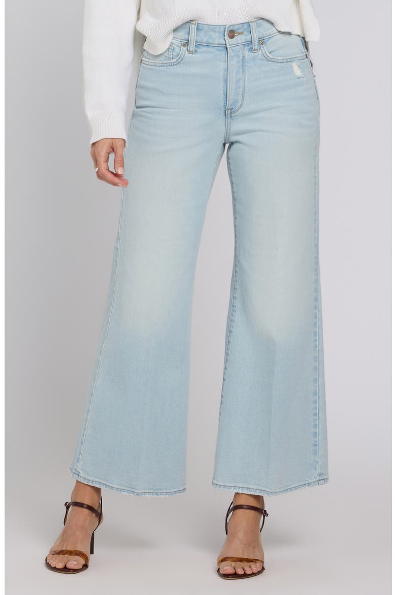 Mia Palazzo High Waist Flare Jeans, Main, color, SKY VALLEY