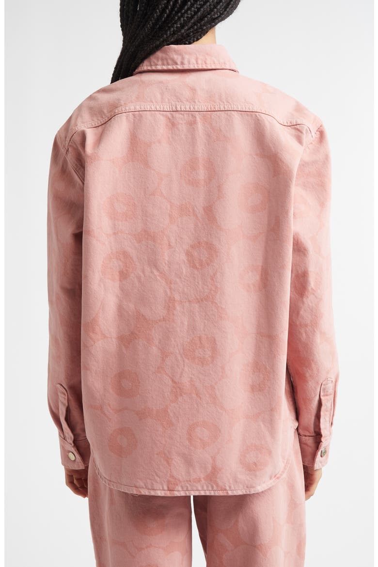 Maridenim Vaihe Unikko Denim Shirt Jacket, Alternate, color, LIGHT PINK