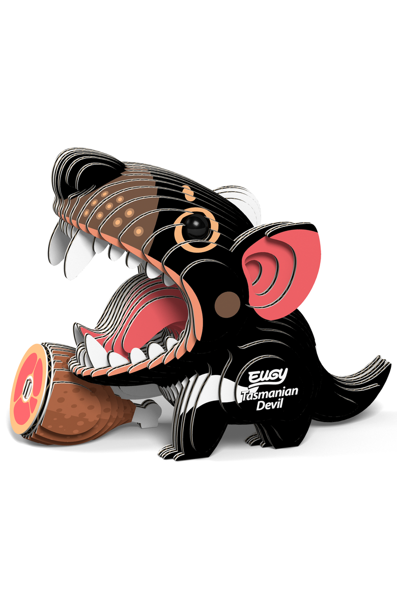 Tasmanian Devil 3D Puzzle, Alternate, color, No Color