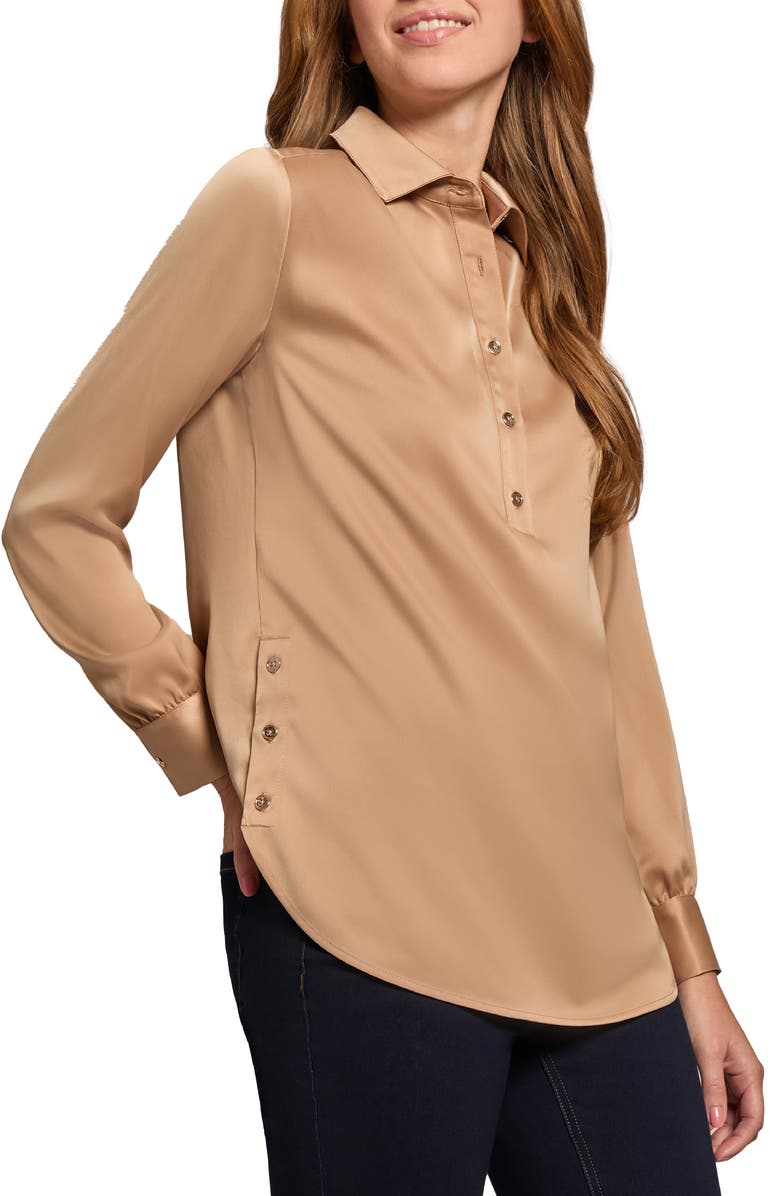 Jones New York Side Button Popover Tunic Top, Alternate, color,