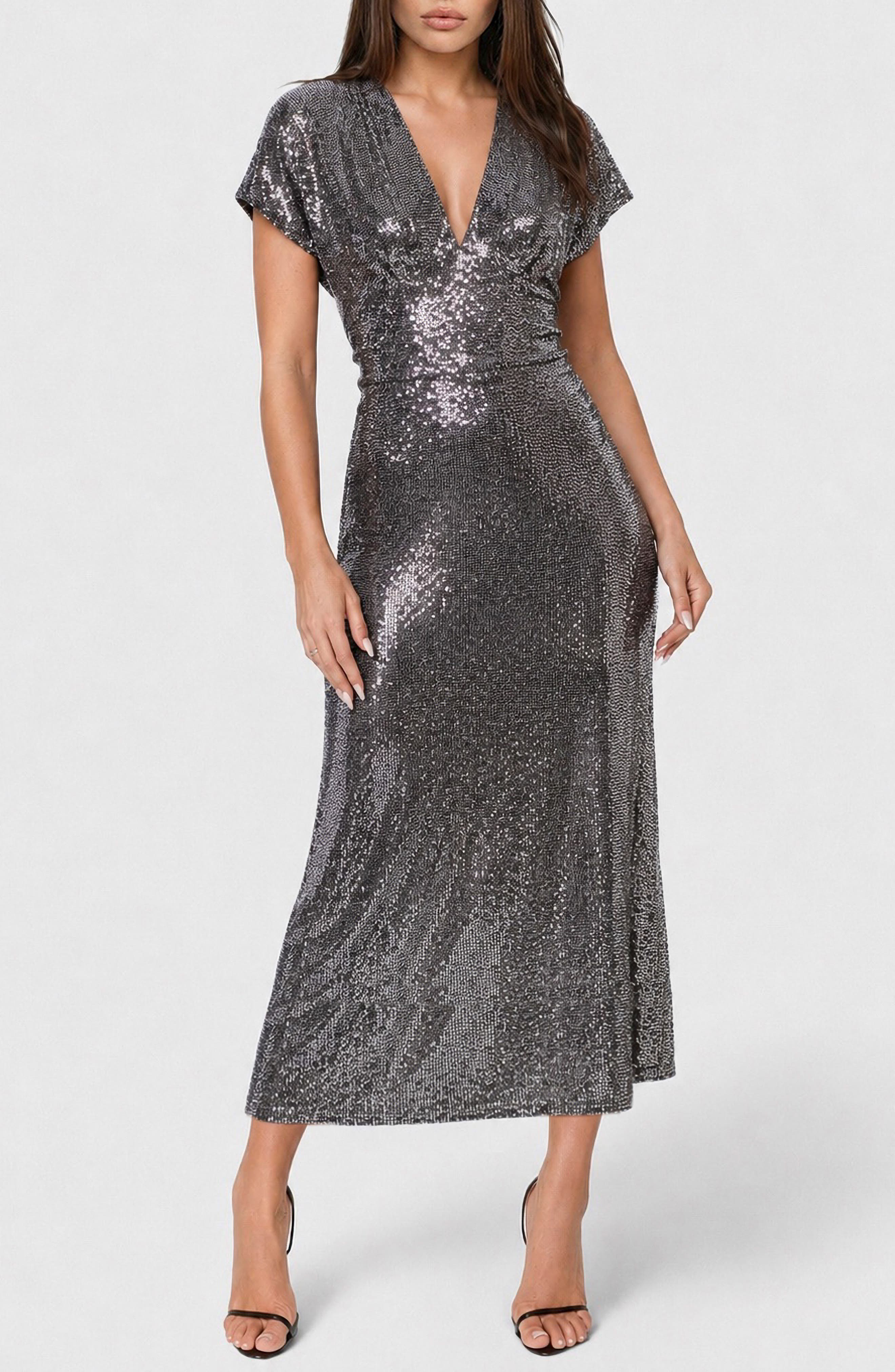 Disco Dot Maxi Dress