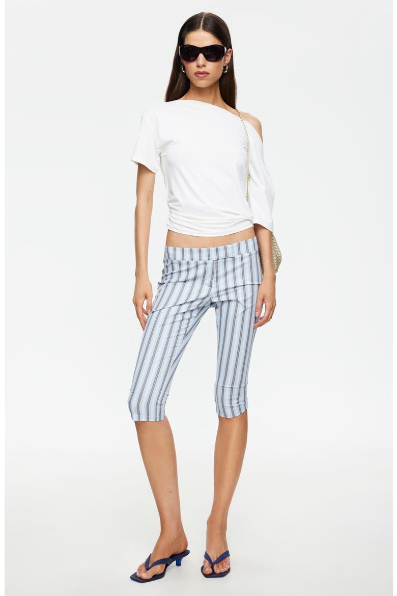 Wildlands One Shoulder Top, Alternate, color, MOONLIGHT