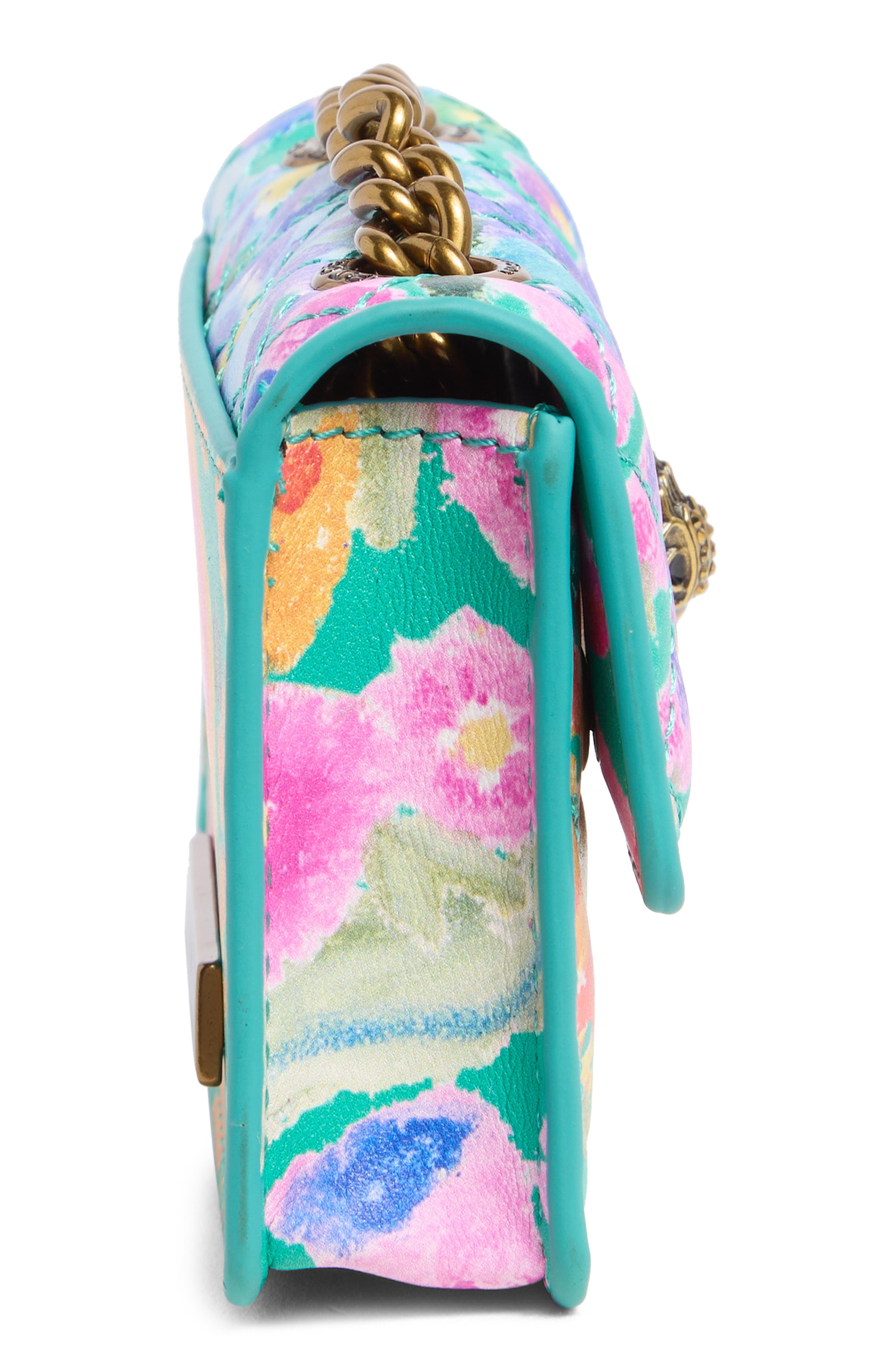 Kurt Geiger London Micro Kensington Floral Crossbody Bag, Alternate, color, 