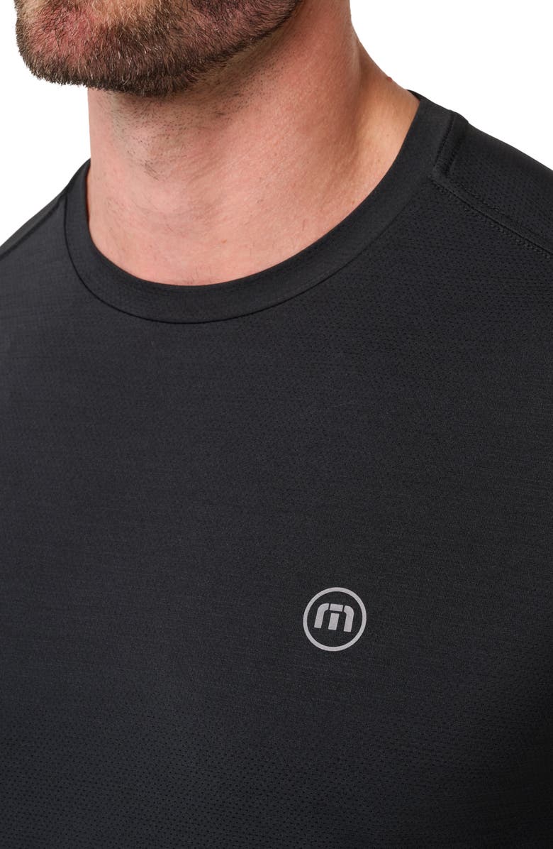 TravisMathew Heater Pro Active T-Shirt, Alternate, color, Black