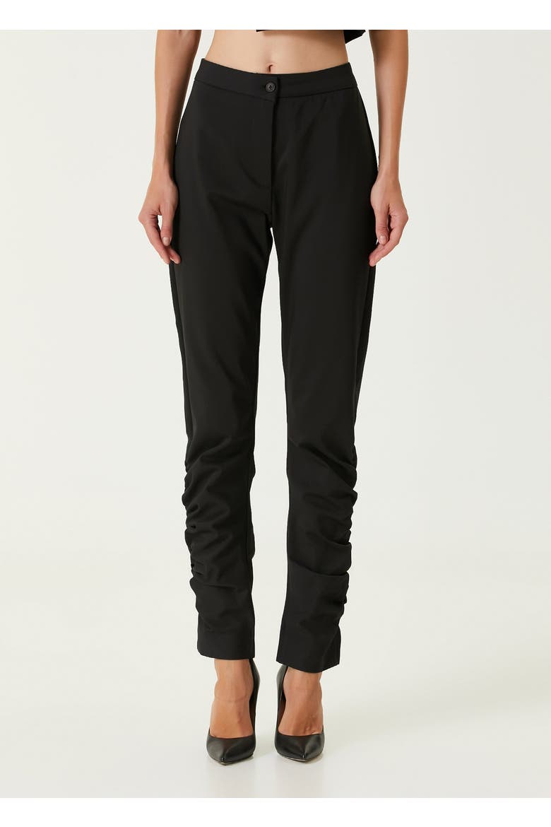 Wool Blend Your *Itch Draped Pant, Alternate, color, BLACK