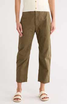 rag & bone Leyton Crop Cotton Work Pants