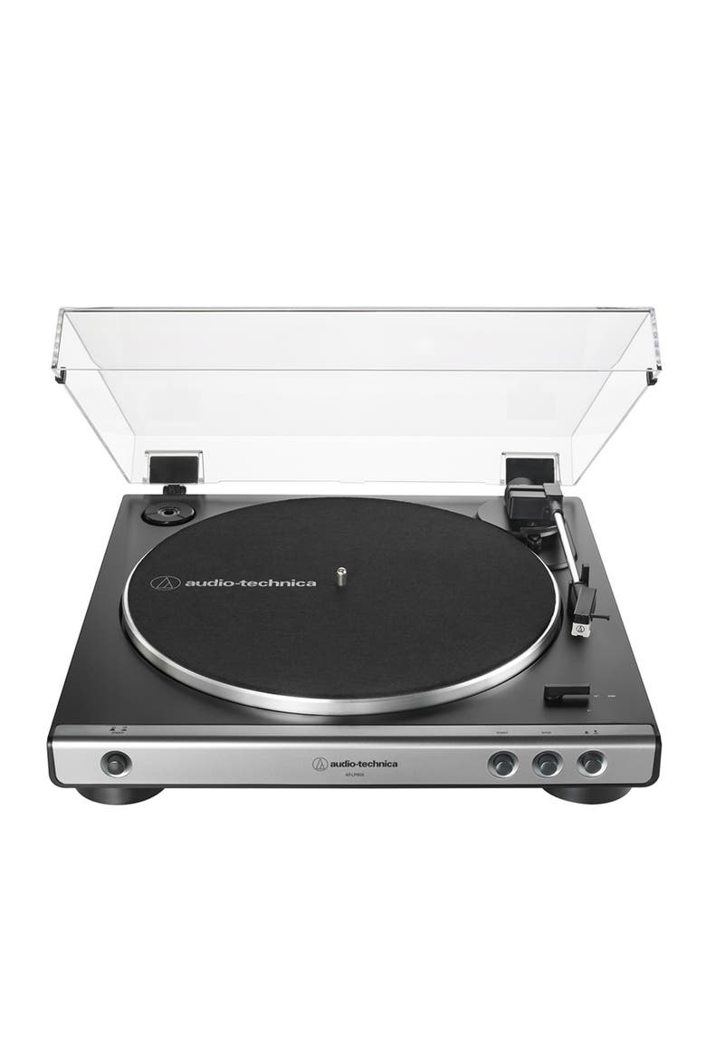 AT-LP60X Fully Automatic Belt-Drive Stereo Turntable, Main, color, Gunmetal/Black
