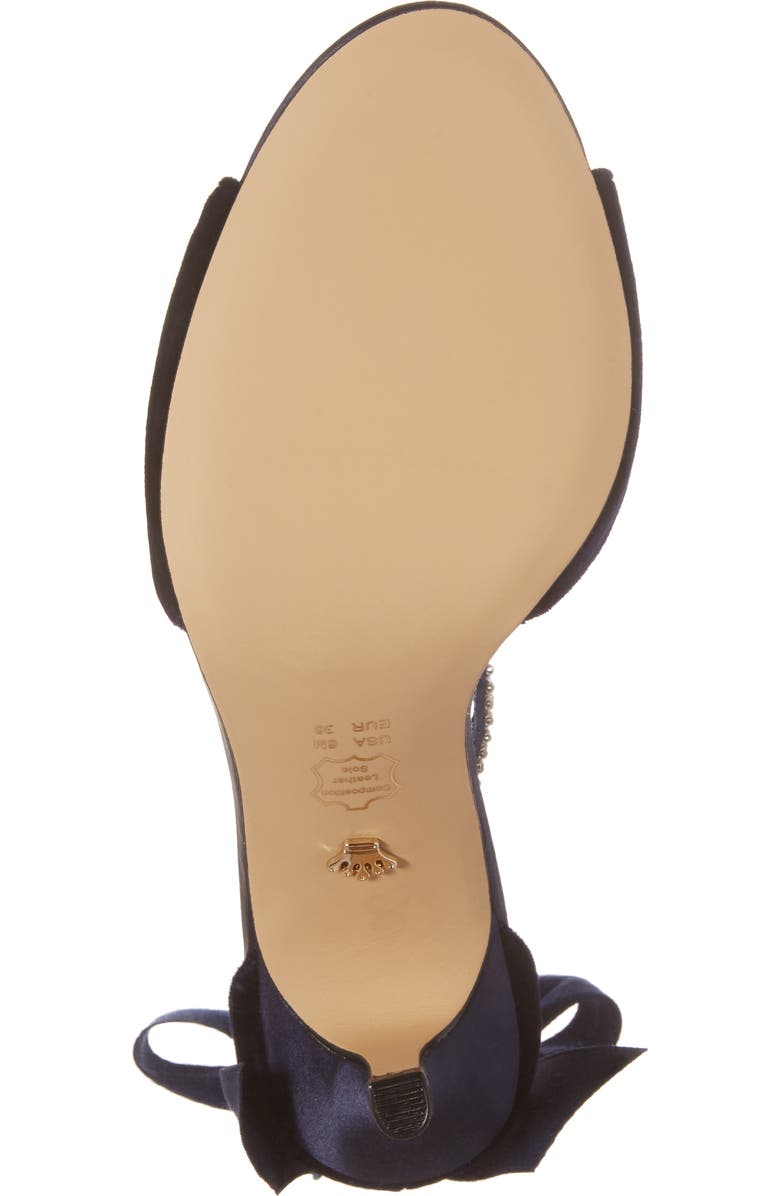 Nina 'Vinnie' Crystal Embellished Ankle Strap Sandal, Alternate, color,