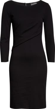 Emporio Armani Punto Milano Long Sleeve Jersey Dress