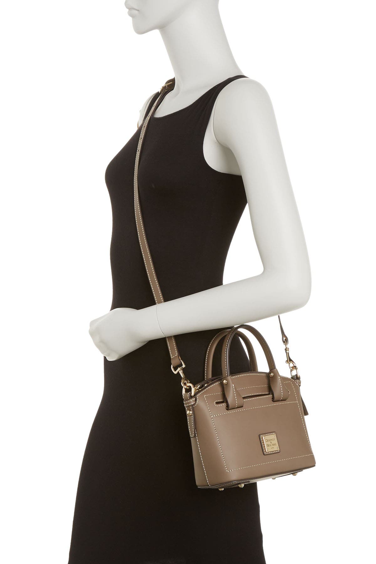 Dooney & Bourke Florentine Mini Leather Satchel, Main, color, 