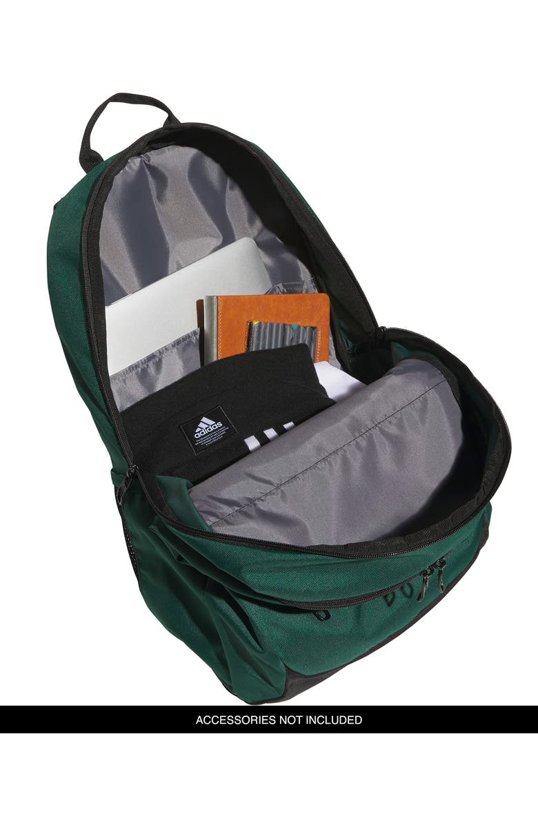 adidas Kids' Striker 3 Backpack, Alternate, color, Team Dark Green