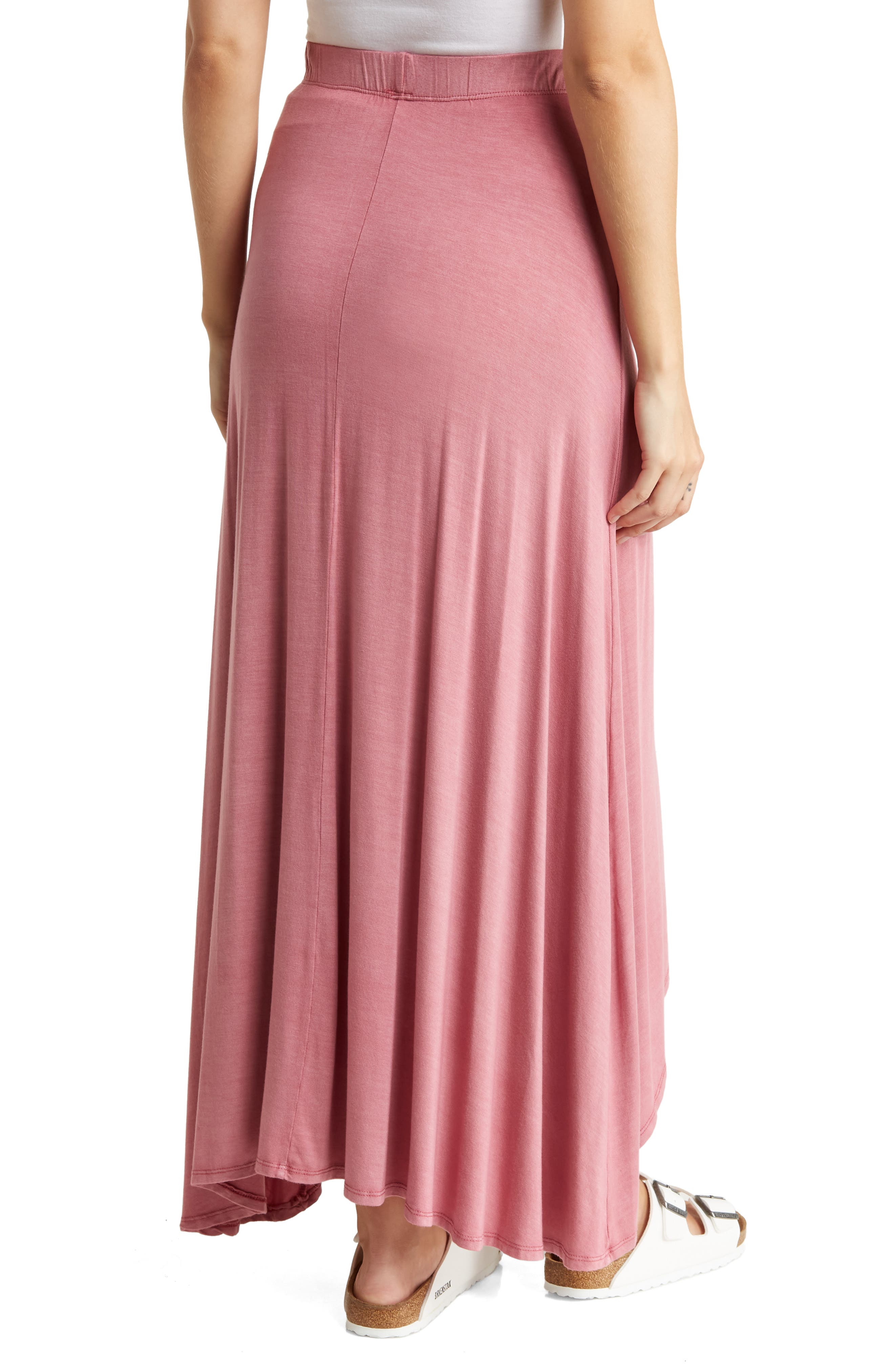 Asymmetric High-Low Skirt - image 4